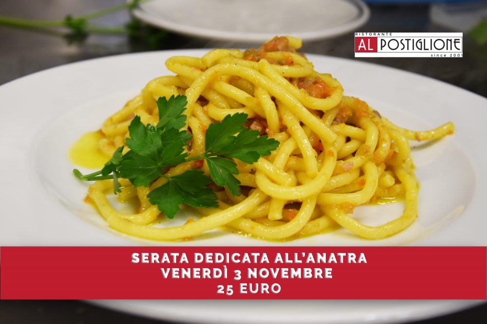serata dedicata all'anatra copertina